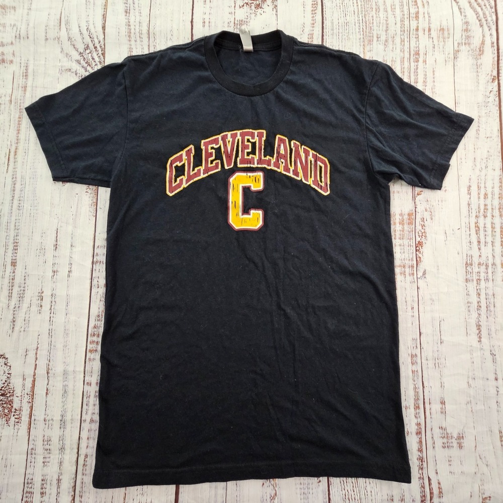 Cleveland Cavaliers Black Short Sleeve Cotton‎ Blend T-Shirt Men's S